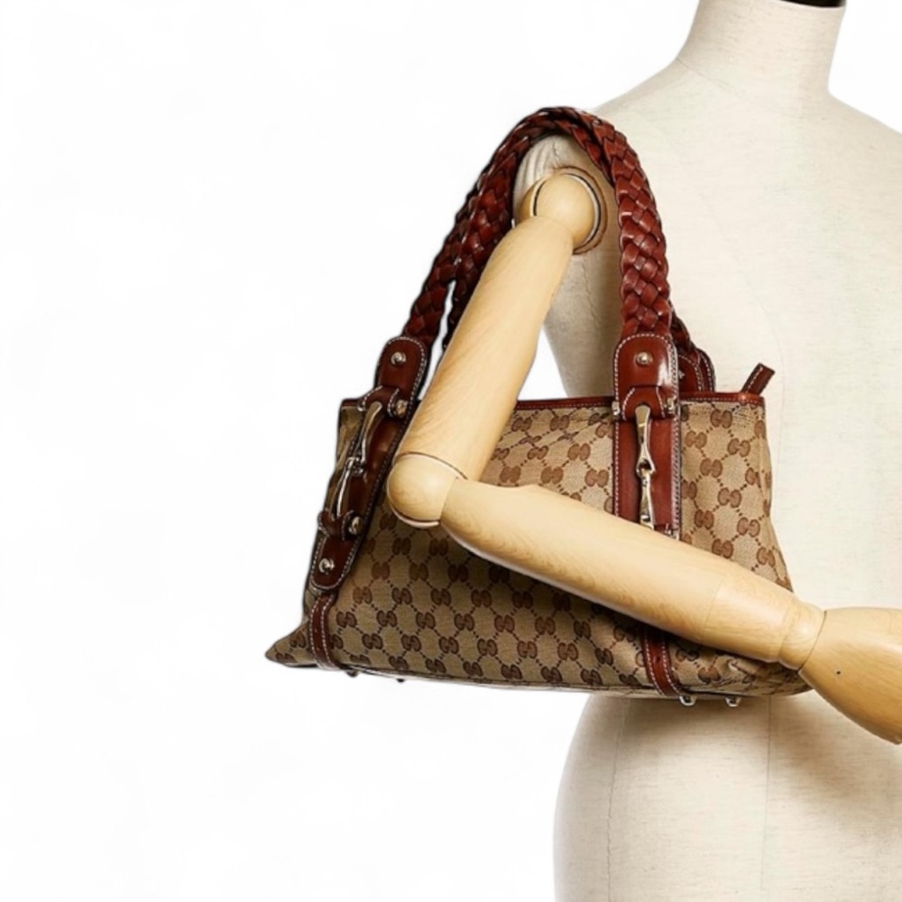 Gucci Tan and Brown Shoulder Bag | Vintage Gucci Bags - Picture 7 of 11